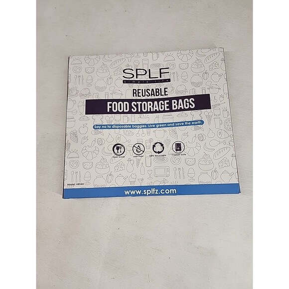 12 Pack Reusable Gallon Freezer Bags Dishwasher Microwave Safe, 1 Gallon BPA Fre - Picture 2 of 4